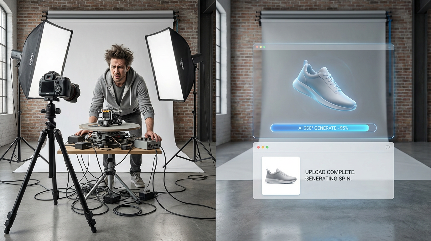 How to Create 360-Degree Product Photos (Interactive Spins)