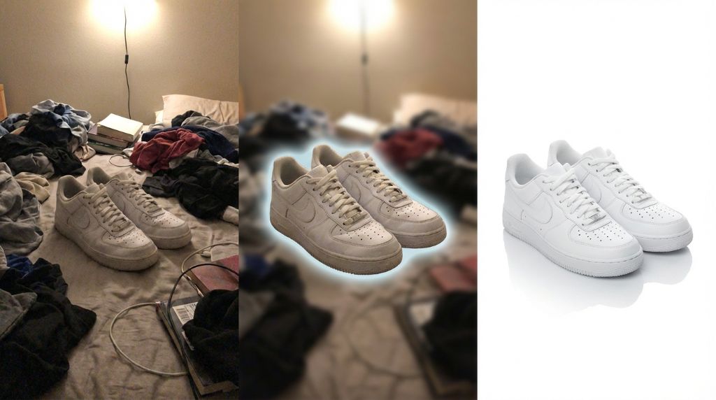 AI extracting product from any background